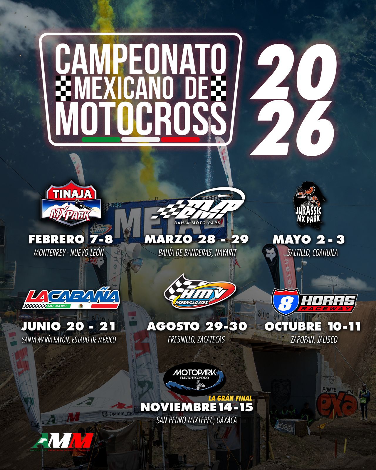 Próximas fechas Motocross Yucatán